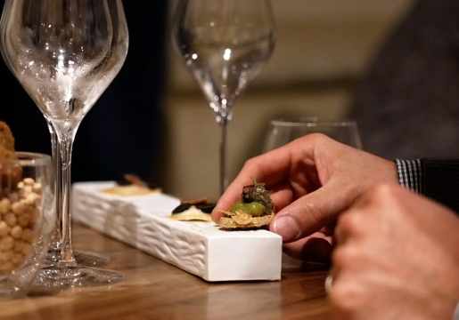 Bouchées gourmandes proposées par le Restaurant Papylles à Bois le Roi, près de Melun et Fontainebleau, Seine et Marne (77)